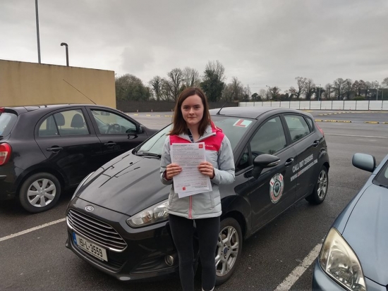Congratulations to Jennifer Sarsfield on passing her test first time today at the Castlemungret test centre. I taught Jennifer to drive over the summer and she passed today no bother. Well done Jennifer 🙌🙌🍾