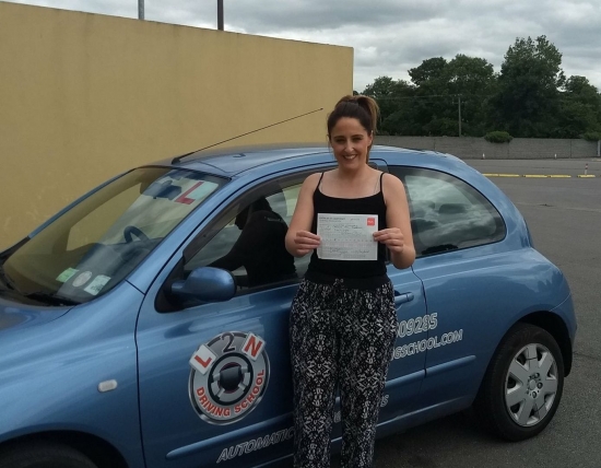 Congratulations to Laurianne Carmody who passed her test first time today at the Castlemungret test centre in Limerick I trained Laurianne from the start and itacute;s brilliant to see the confident and competent driver she is now Well done Laurianne weacute;re all proud of you Enjoy the celebrations and drive safe