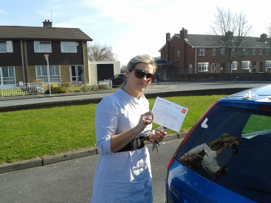 Congratulations to Megan who passed her test at the Woodview test centre in Limerick Itacute;s great to see that all her hard work and determination paid off Great result