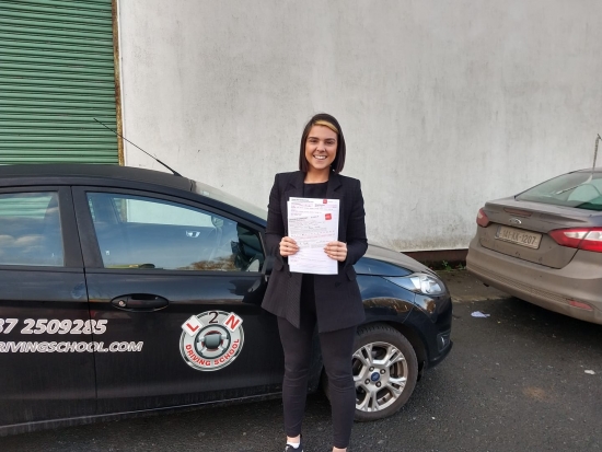 A big congratulations to Shauna Riordan on passing her test FIRST TIME today at the Castlemungret test centre. I taught Shauna how to drive over the last few months and it was great to see her drive with skill and confidence on the test and pass no bother. Great stuff Shauna, I´m very proud of you  Also congratulations to Shelly Reilly on passing her test first time yesterday, well done Shel