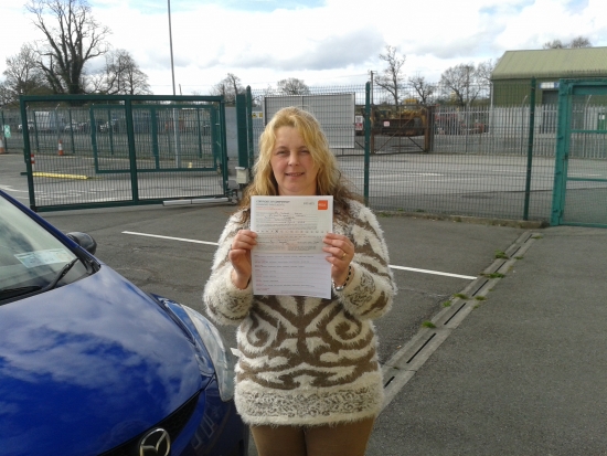 Well done Sylvia a great result after only a few lessons outstanding
