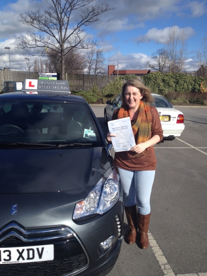 Me and my partner Darren both learnt to drive with Richard and both passed first time 