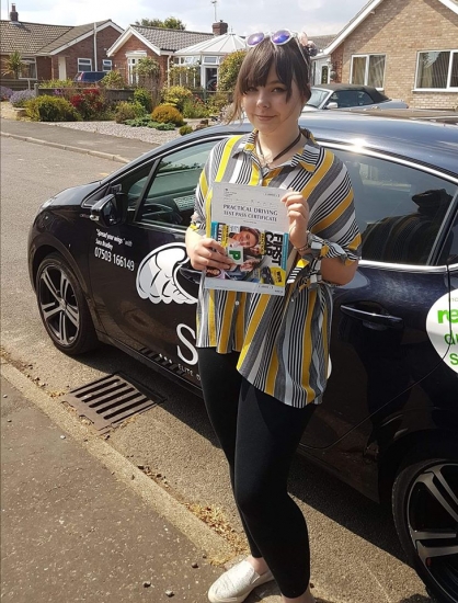 Passed 18/07/18<br />
Instructor Sara Bradley