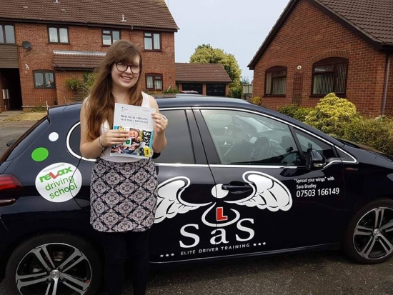 Passed 19/07/2018<br />
Instructor Sara Bradley