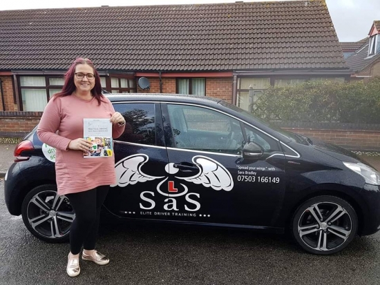 Passed 1st time 19/11/2018<br />
Instructor Sara Bradley