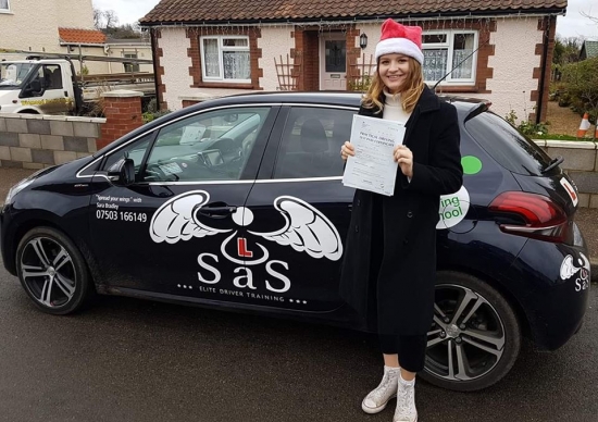 Passed 1st time 18/12/2018<br />
Instructor Sara Bradley