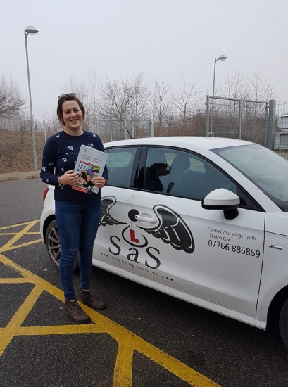 From Southrepps<br />
Passed 1st time 21/01/2019<br />
Instructor Sharon Cox
