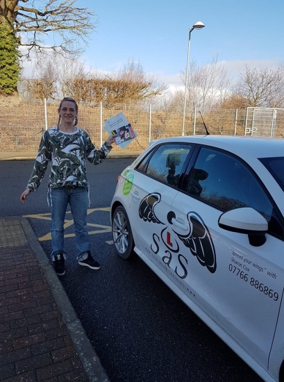 From Cromer<br />
Passed 23/01/2019<br />
Instructor Sharon Cox