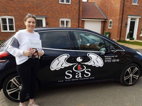 Passed 1st Time<br />
25/03/2019<br />
Instructor Sara Bradley