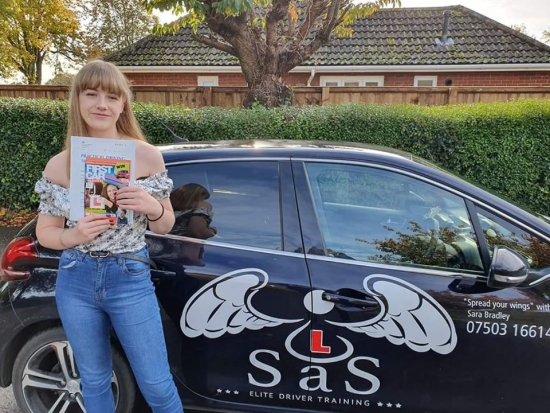 Passed 4/11/2019<br />
0 Faults<br />
Instructor Sara Bradley