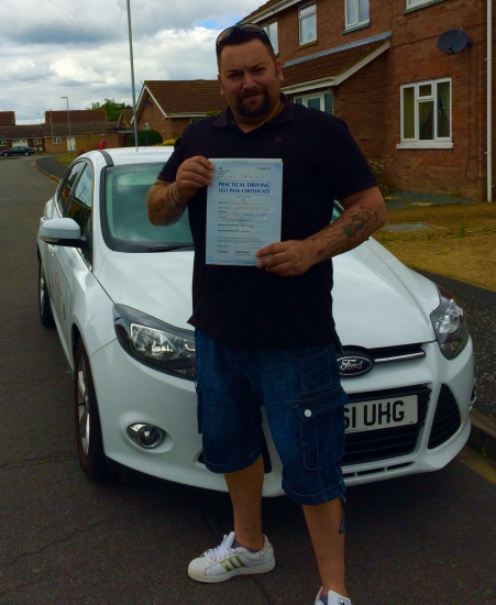 Congratulations to Adam from March who passed his test in Peterborough today 3615