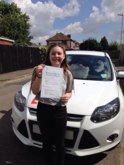 Congratulations to Anna from March who passed 10th August: