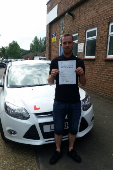 Congratulations to Ashley from March who passed his test on 21st June