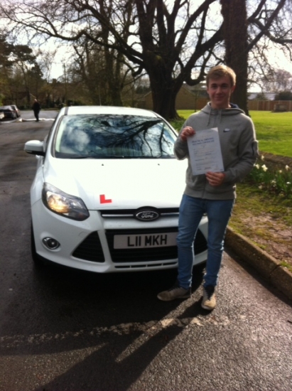 Congratulations to Callum from March who passed his test 4416