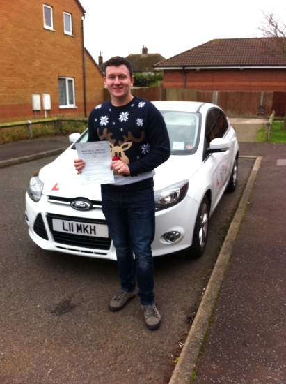 Well done to Dalton from March who passed his test today