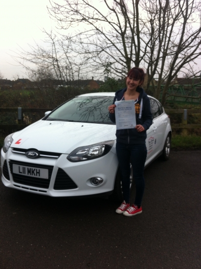 A great result for Deesa from March who passed her test 141215