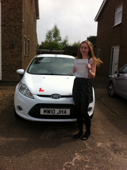 Congratulations to Ellie from March who passed her test on 28th April