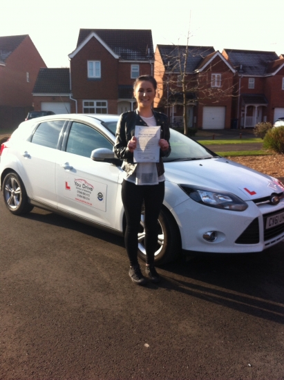 Well done to Hannah from March who passed on 20th January