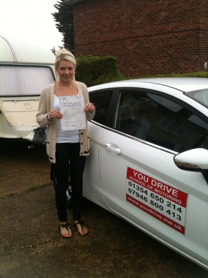 Congrats to Ellis from March who passed her driving test todayRemember Ellis i expect a big smile and a wave: