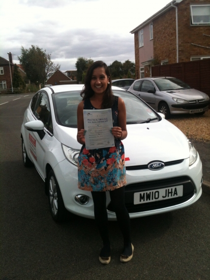 Congratulations to Rita from March who passed her test on 17th September Good luck in the future Rita