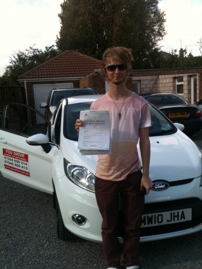Well done to Robbie from March who passed on 18th September with 1 minor