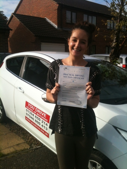 Congratulations To Hannah From March Who Passed Her Test On The 10th October