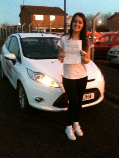 Congratulations to Alice from March who passed her driving test on the 3rd December