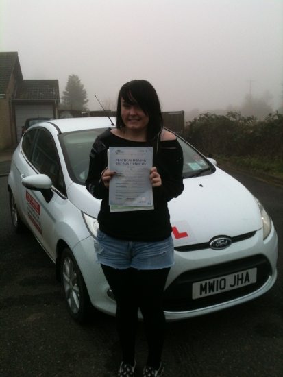 Congratulations To Beth From Christchurch Who Passed Her Driving Test On The 11th December