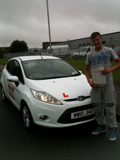 Congratulations To James From March Who Passed His Driving Test On The 16th August