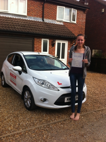 Congratulations To Sophie From March Who Passed Her Driving Test On The 1st October