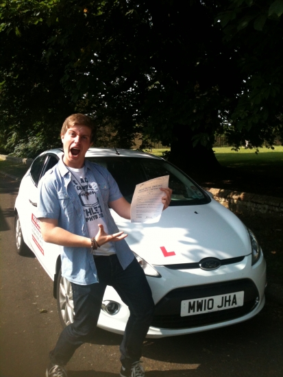 Congratulations to a very happy Jordan from March who passed his driving test on the 25th June