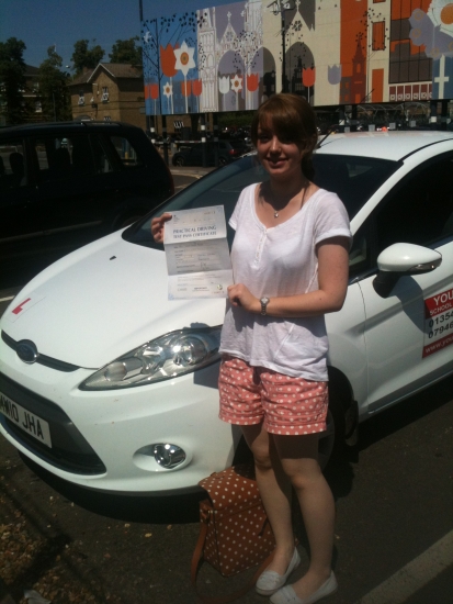 Congratulations To Laura From March Who Passed Her Driving Test On The 9th July
