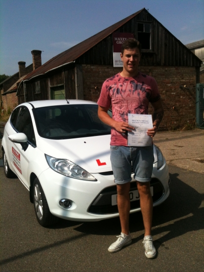 Congratulations To Jack From March Who Passed His Driving Test On The 23rd July