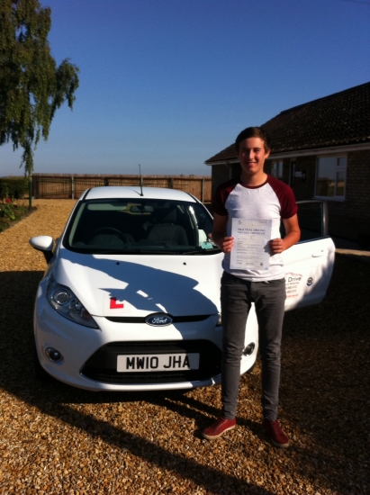 Congratulations to Jordan from Benwick who passed his test on 2nd September