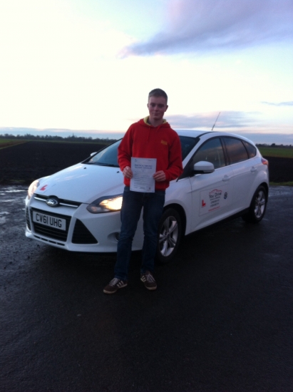 Congratulations to LIam from March who passed his test on 13th January
