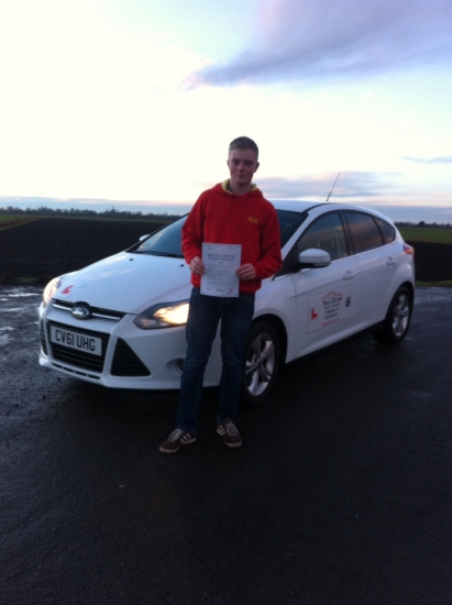 Congratulations to Liam from March who passed his test on 13th January