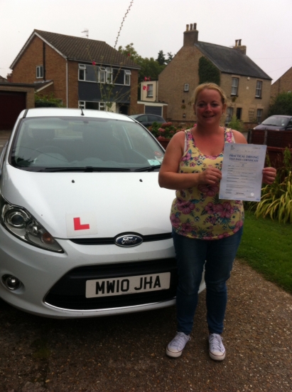Congratulations to Louise from March who passed her test on 3rd September<br />
<br />
