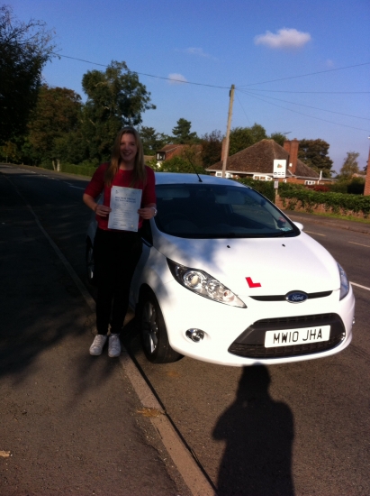 Congratulations to Martha from Wimblington who passed her test on 2nd October