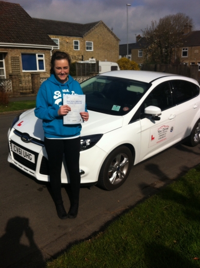 Congratulations to Megan from March who passed her test on 14415