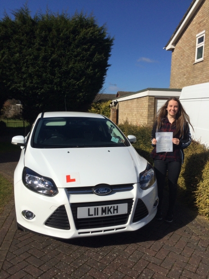Happy days for Mei who passed her test today: