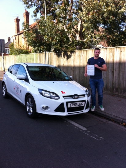 Congratulations to Nick from March who passed his test on 5th November 