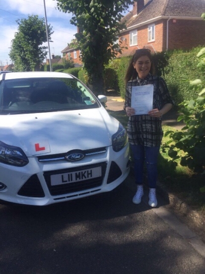 Congratulations to Rhianna from March who passed 23rd August: