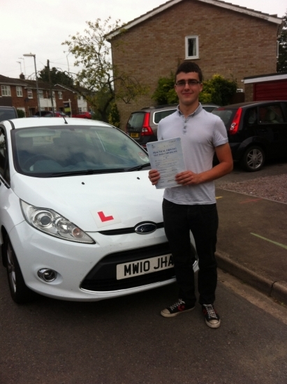 Congratulations to Sam from March who passed his test on 13th September
