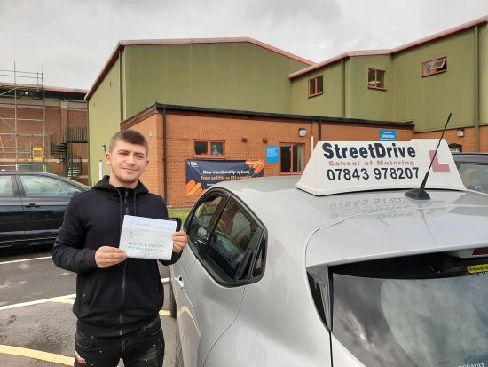 Congratulations to 'Jack Huxham' who passed his driving test at Trowbridge DTC, we are ALL delighted for you.<br />
<br />
Congratulations from your instructor 'Roger' and ALL of us at StreetDrive (School of Motoring), may we wish you many years of safe driving - Passed Monday 12th August 2019.