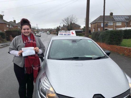 Beep, beep, congratulations to 'Alicia Powell” who passed her driving test this morning at Poole DTC, at the “1st attempt”, with “THREE” driving faults, delighted for you.<br />
<br />
Congratulations from your instructor 'Shaun' and ALL of us at StreetDrive (School of Motoring), may we wish you many years of safe driving - Passed Monday 18th Feb 2019.