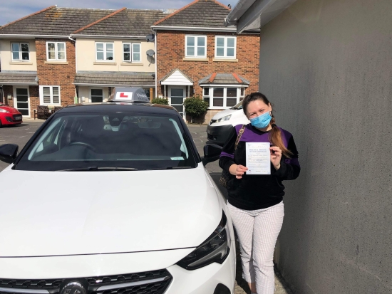 Really excited for getting my driving licence…. I don´t have enough words to thank “Louise” my instructor! <br />
<br />
Very patient and lovely person! If you´re looking for a driving school, this is the one! Many thanks again !<br />
<br />
Passed Wednesday 4th May 2022