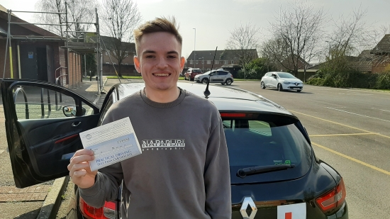 Congratulations to Alex Carnohan on passing his driving test today at Trowbridge, 1st attempt,  just the 4 driving faults. <br />
<br />
Well done mate. Best wishes from your instructor “Roger” and everyone at StreetDrive. <br />
<br />
Passed Monday 21st March 2022.