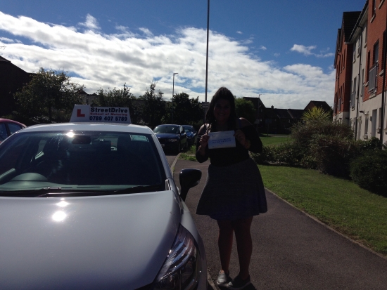 An enormous thank you to my instructor Louise who was patient with me very professional and gave me support whenever I felt nervous or worried<br />
<br />

<br />
<br />
I managed to pass with ZERO Driving Faults which says it all really <br />
<br />

<br />
<br />
Thank you so much once again 100 recommend StreetDrive to everyone looking to be taught how to drive safely with friendly and understanding instructors - Passed Thursda
