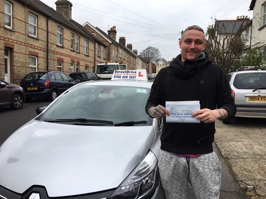 Great news for Craig Bartlett who passed his driving test today at Poole DTC only FIVE driving faults very well done<br />
<br />

<br />
<br />
Congratulations from your instructor Shaun and ALL of us at StreetDrive School of Motoring may we wish you many years of safe driving - Passed 9th February 2017