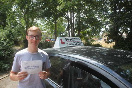 Beep, beep, move over “Daniel” is on the road, delighted for 'Daniel Plummer' who passed his driving test this morning at Chippenham DTC, on his “1st Attempt”, just “SIX” driving faults, fantastic news.<br />
<br />
Well done from your instructor 'Philip” and ALL of us at StreetDrive (School of Motoring), may we wish you many years of safe driving - Passed Wednesday 11th July 2018.